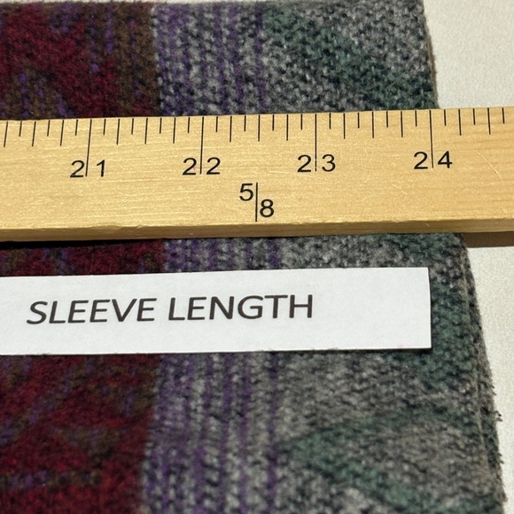 VTG Aztec Southwestern Women's Blanket Jacket Sz 2X Julia Klein Cotton Lined - Picture 11 of 13